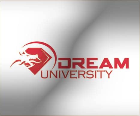 Dream University Dragon Head Logo